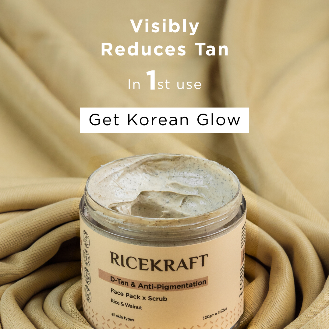 de tan face pack
