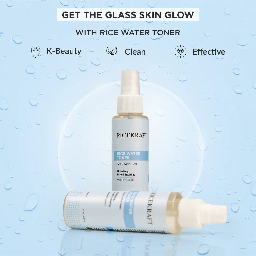 korean rice water toner for glass skin