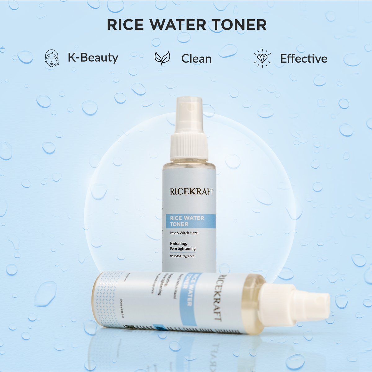 Rice water Face Toner, 100ml