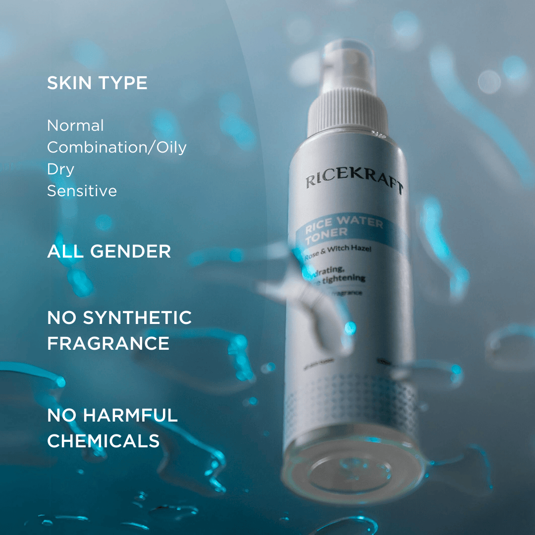 korean rice water toner product feature