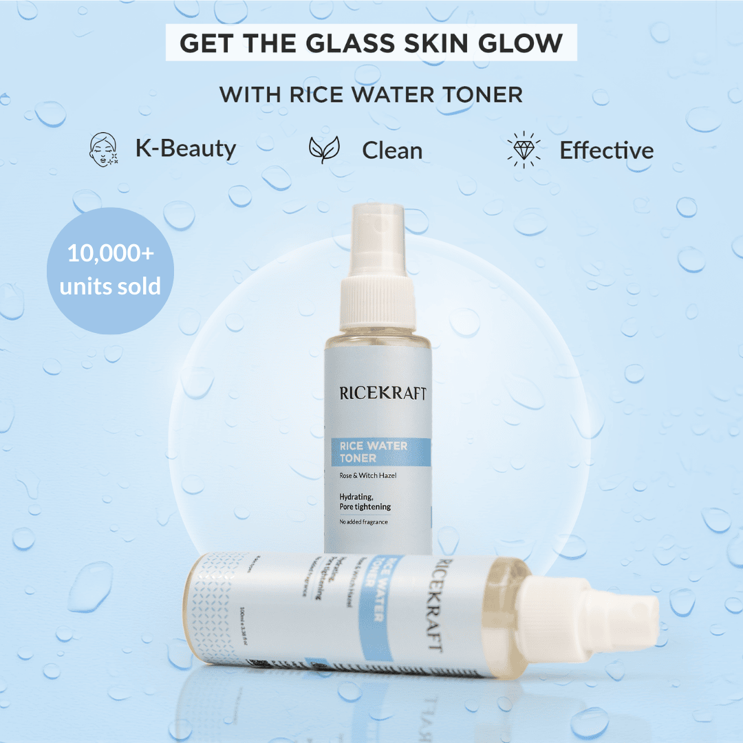 korean rice water toner for glass skin